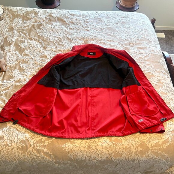 Hugo Boss Brand Zip-Up Windbreaker Jacket! - Picture 8 of 14